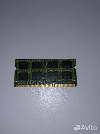 Оперативная память для ноутбука 4Gb DDR3 (adata)