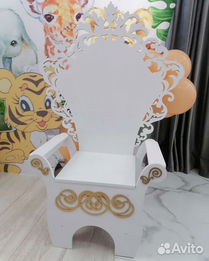 Трон, кресло для фотозоны фотосессии