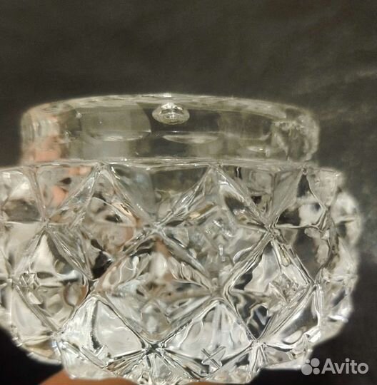 Вазочка солонка хрусталь СССР