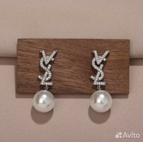 Серьги yves saint laurent