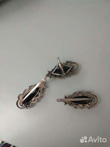 Серьги серебро
