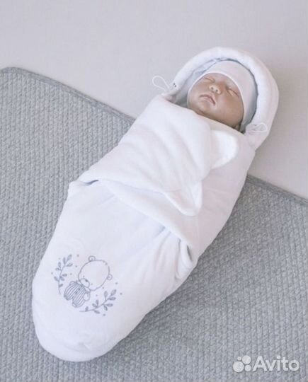 Конверт кокон на выписку