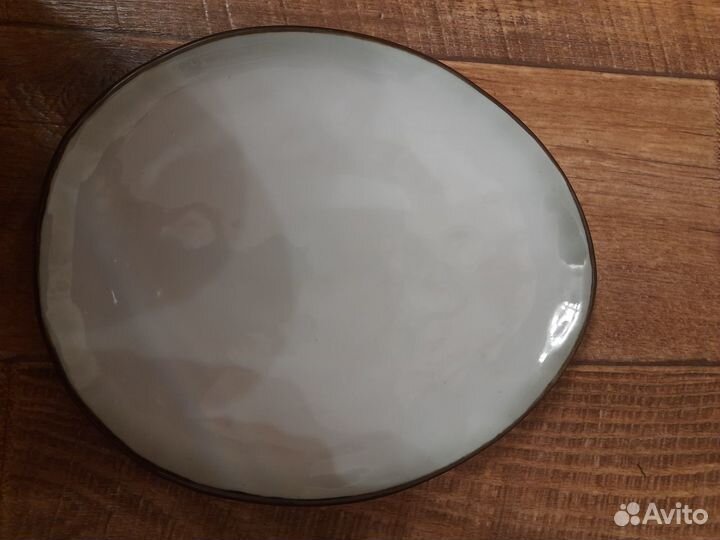 Блюдо овальное(яйцевидное) керамика