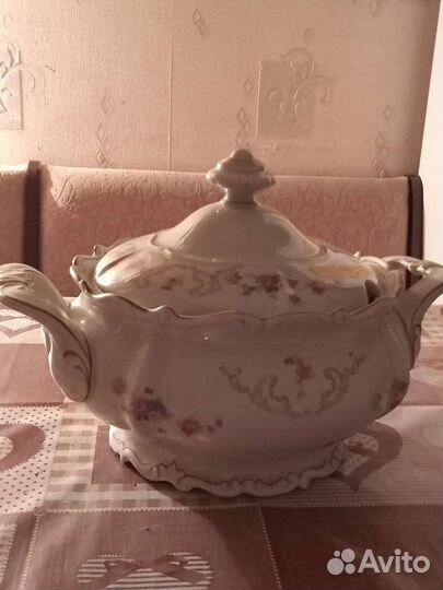 Антиквариат Набор немецкой посуды