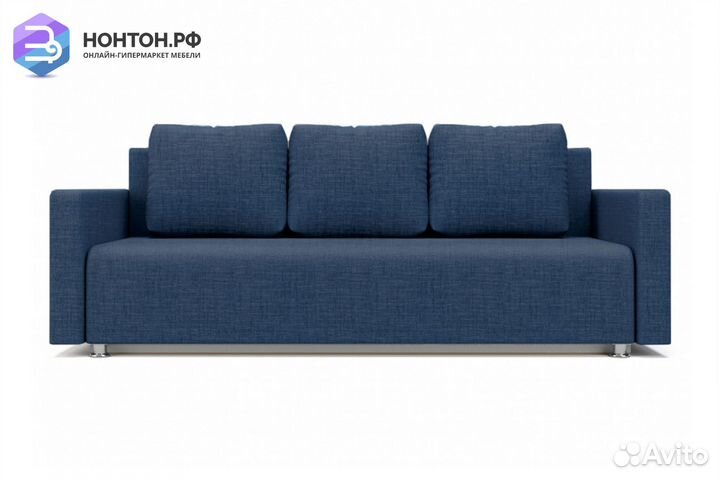 Диван еврокнижка Олимп синий