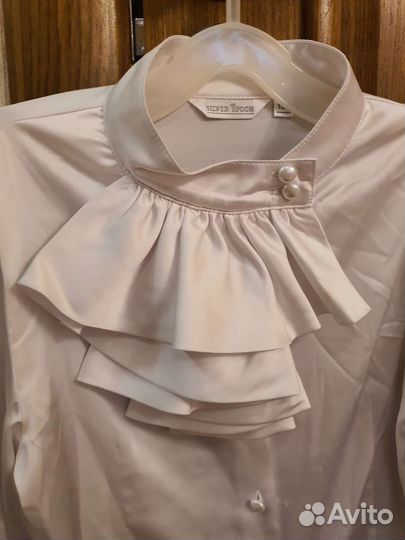 Школьная блузка 134 silver spoon