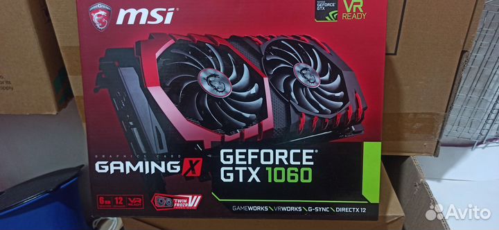 Видеокарта gtx 1060 6gb msi gaming x