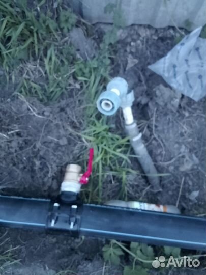 Замена прокладка труб на участках на даче