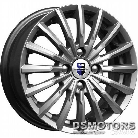 Диски Акцент 7/17 4x100 ET41 d60.1 дарк платинум