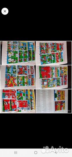 Продам вкладыши от жвачек