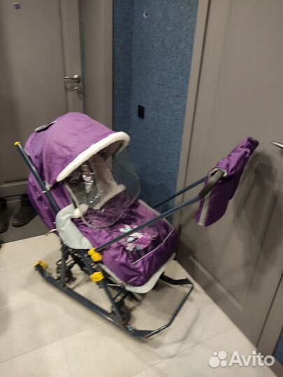 Детские санки коляска Ника