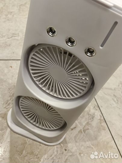 Мини кондиционер вентилятор увлажнитель настольный
