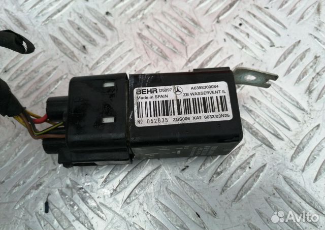 реле печки на мерседес вито 639
