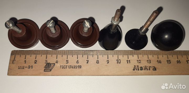 Мебельные ручки 7 шт. СССР