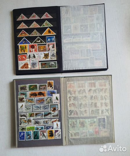 2 альбома с марками