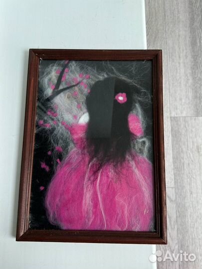 Картина шерстью – техника валяния