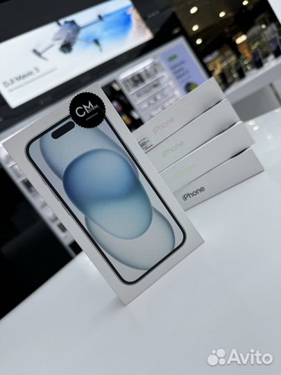 iPhone 15 128 гб голубой (2Sim )