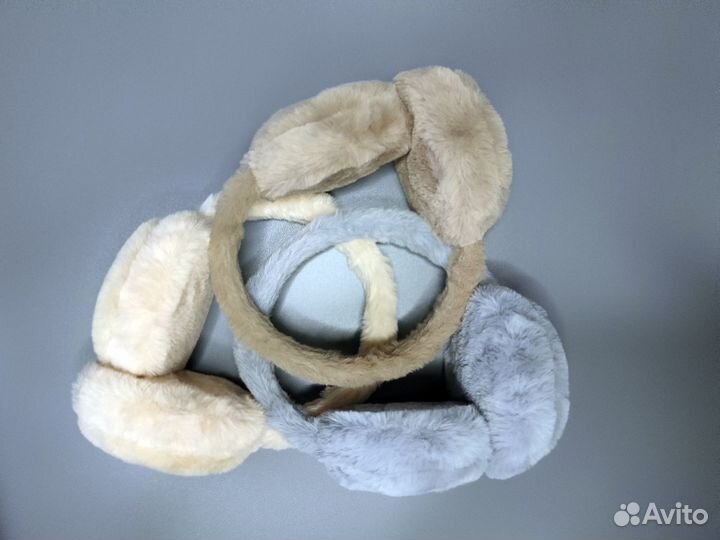 Меховые наушники