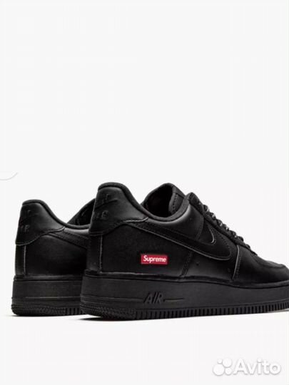 Nike air force 1 supreme black