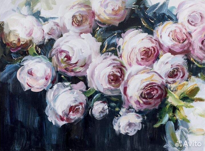 Картина Pink on Dark 120x90