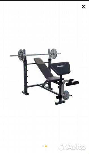 Силовая скамья со стойками