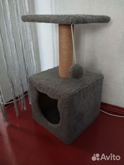 Домик для кошки с когтеточкой
