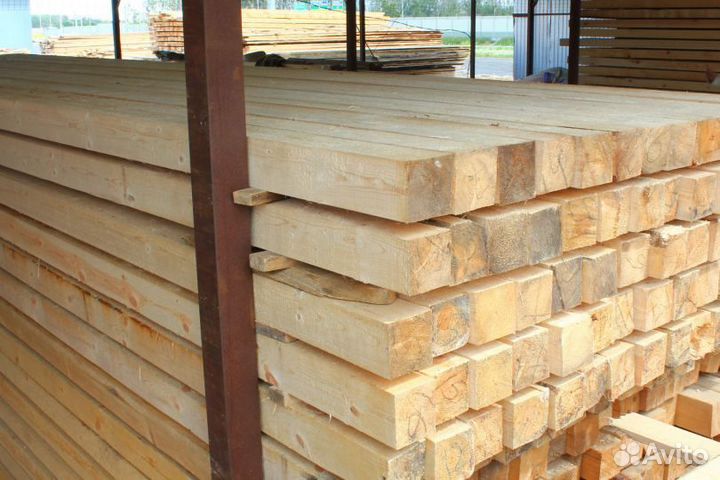 Брусок обрезной естественной влажности хвоя 1 сорт