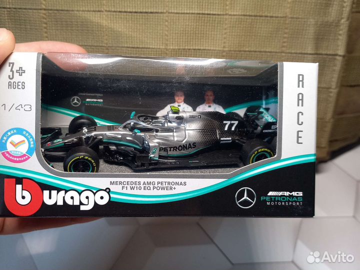 Модельки Burago AMG formula1