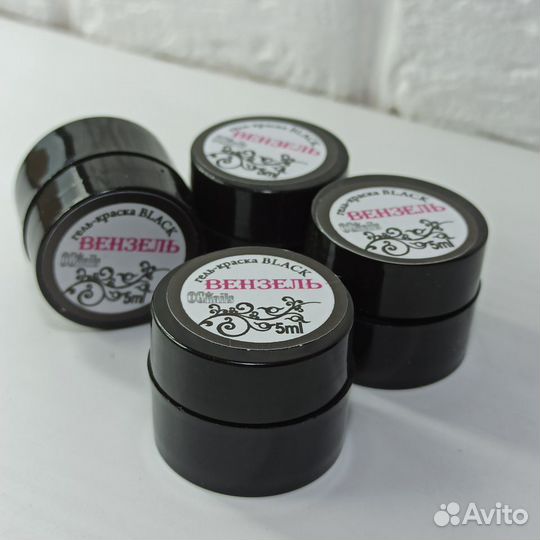 Гель-краска белая, черная OGnails