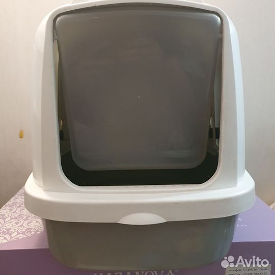 Закрытый лоток для кошек большой