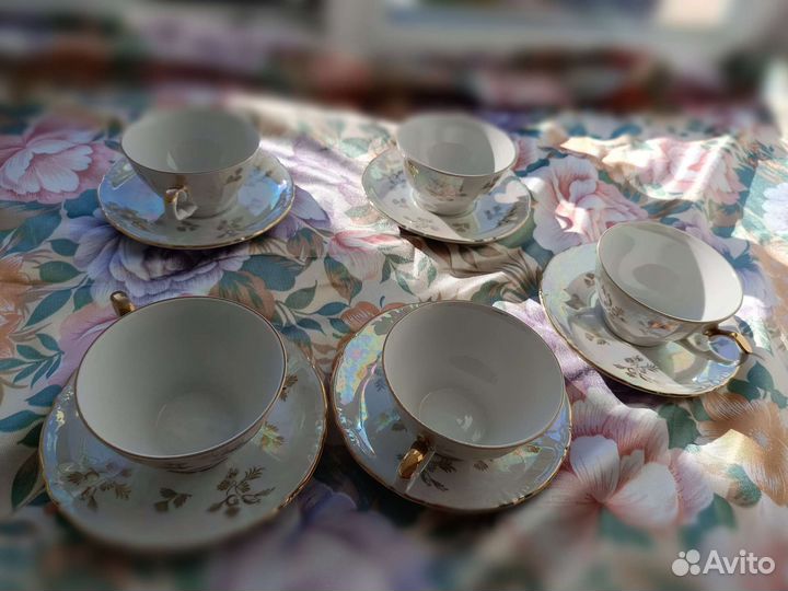 Чайный сервиз фарфор ГДР