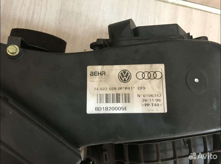 Корпус печки volkswagen passat b5