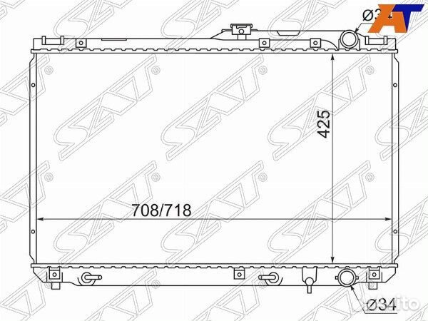 Радиатор toyota camry