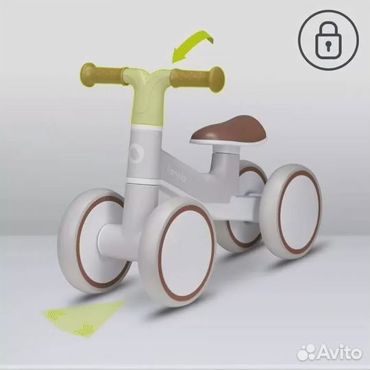 Беговел для детей Lionelo Villy Beige Latte