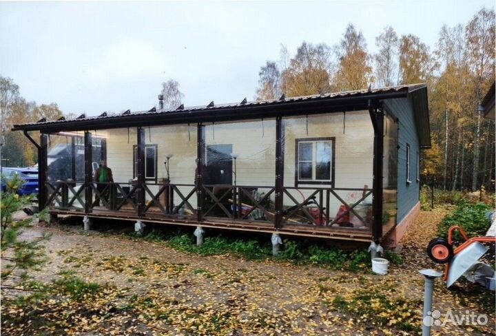 Мягкие окна для беседки