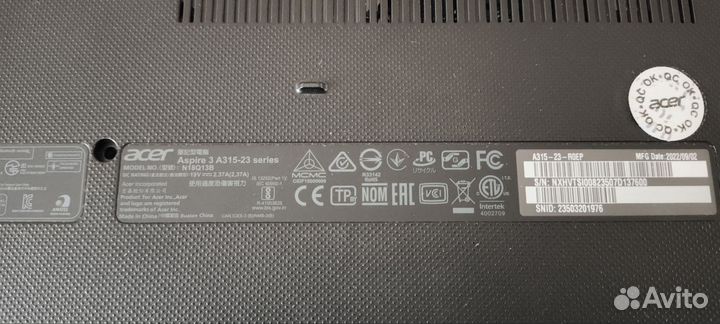 Acer aspire 3 a315 23