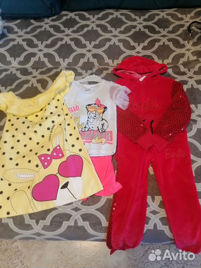 Детские вещи пакетом для девочки 110