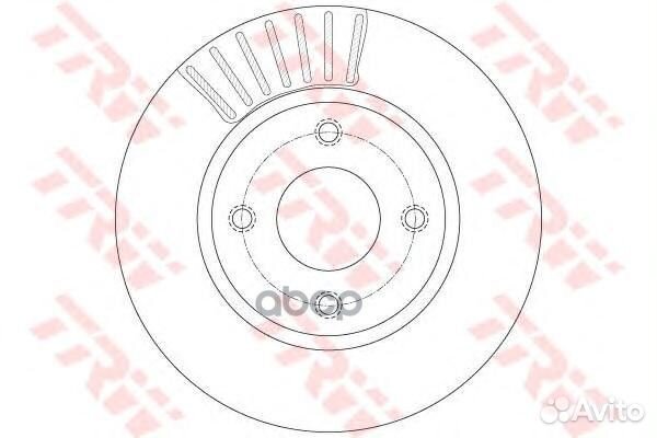 DF6142 диск тормозной передний Nissan Tiida 1