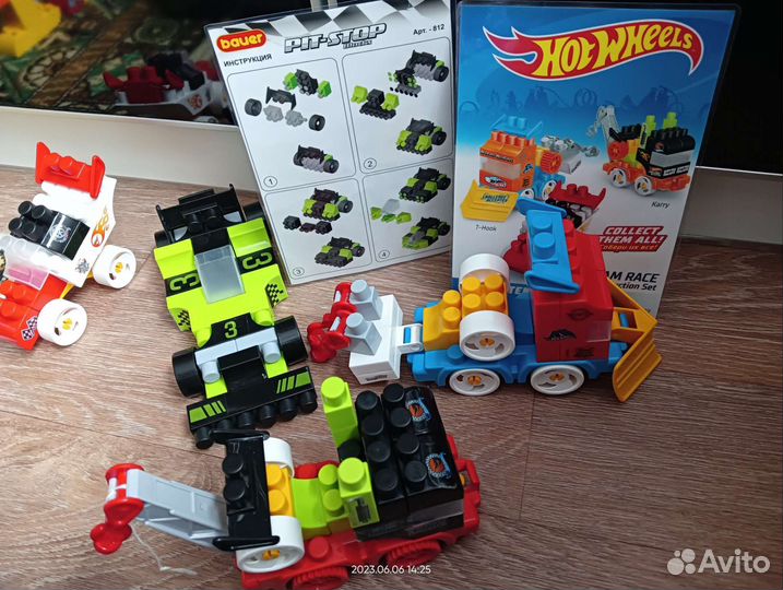 Конструктор Лего Bauer Набор 4 машины Hot Wheels