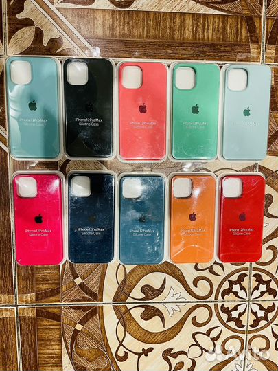 Чехлы silicone case 12/12promax13/14/15pro max