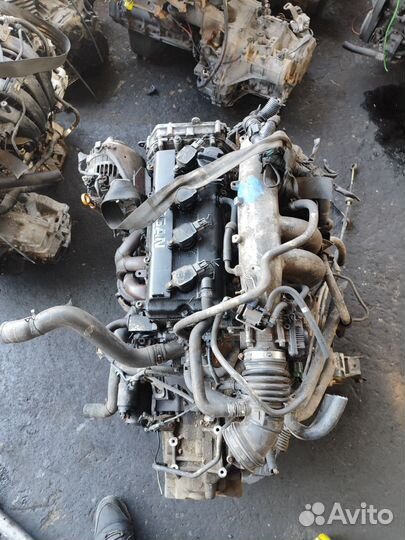 Двигатель в сборе QR25 / QR25DE с навесным и кпп