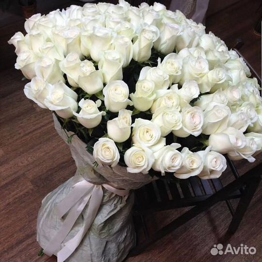 51 белая роза Иркутск