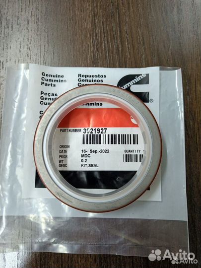 Сальник коленвала передний Cummins QSL ISLe 6CT