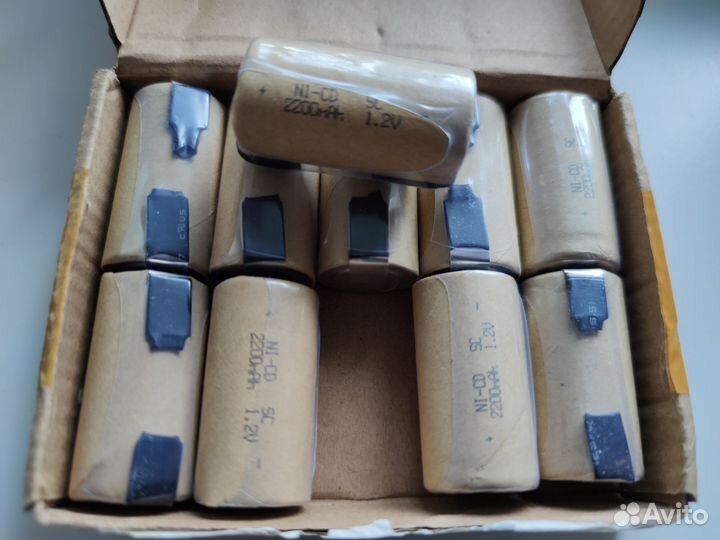 Аккумулятор Ni-Cd 1.2В SC 2200 мАч