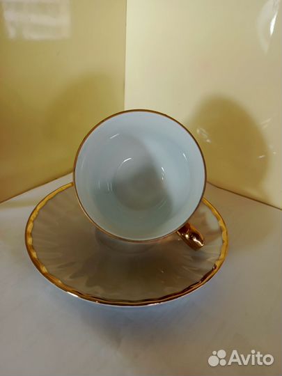Сервиз кофейный Бавария Золото Винтаж Люкс