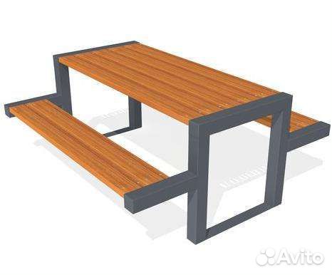 Стол со скамейками