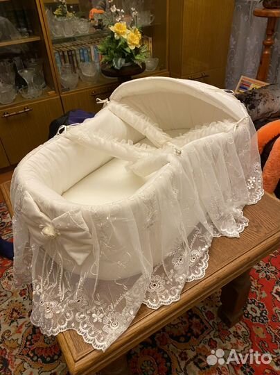 Корзина на выписку для новорожденного