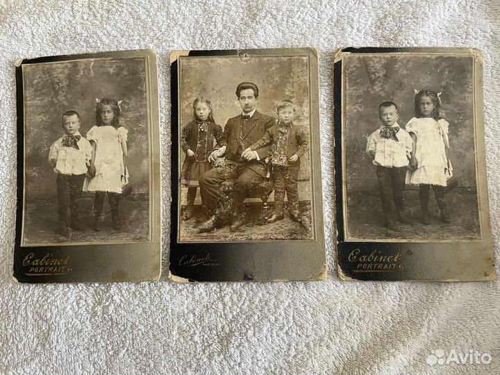 Старинные фото Cabinet portrait