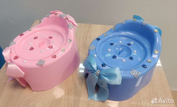 Свадебные горшочки для сбора денег на мал/дев