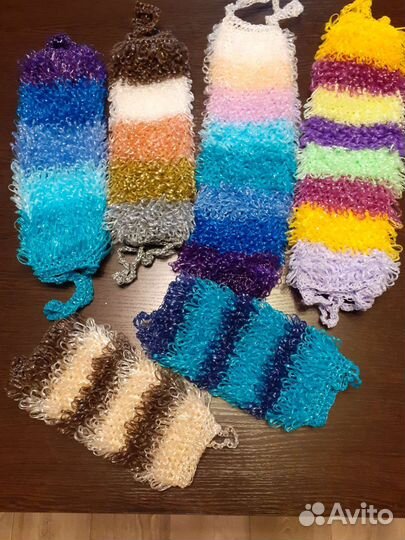 Мочалка ручной работы